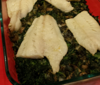 Baked Fish With Spinach Recipe - Food.com image
