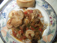 Chicken, Shrimp, and Sausage Stew Recipe - Food.com image