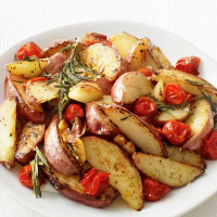 Roasted Potatoes and Tomatoes Recipe - Food Network image