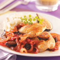 Chicken with Onions and Figs Recipe: How to Make It - Taste … image