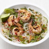 Rice Noodle Salad with Shrimp Recipe - Food Network image