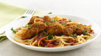 Chicken Parmesan with Linguine Recipe - BettyCrocke… image