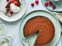Vegan chocolate tart recipe | BBC Good Food image
