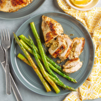 Stuffed Grilled Chicken Recipe: How to Make It - Taste of Home image