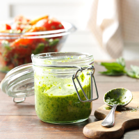 Basil and Parsley Pesto Recipe: How to Make It - Taste of Home image