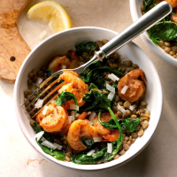 East Coast Shrimp and Lentil Bowls Recipe: How to Make It image