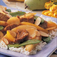 Pork and Pear Stir-fry Recipe: How to Make It - Taste of Home image