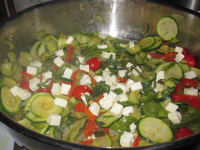 Zucchini, Peppers, and Tomatoes Recipe - Food.com image