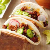 Chorizo Tacos Recipe: How to Make It - Taste of Home image