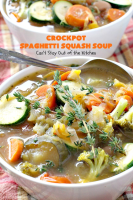 Crockpot Spaghetti Squash Soup - Can't Stay Out of the Kit… image