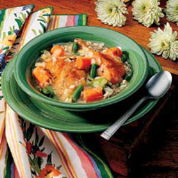 Chicken and Barley Boiled Dinner Recipe: How to Make It image