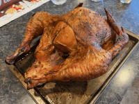 Traeger Smoked Whole Turkey Recipe » PelletSmoker.net image