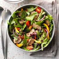 Savory Pork Salad Recipe: How to Make It - Taste of Home image