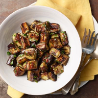 Roasted Eggplant with Garlic and Herbs Recipe - Food Network image